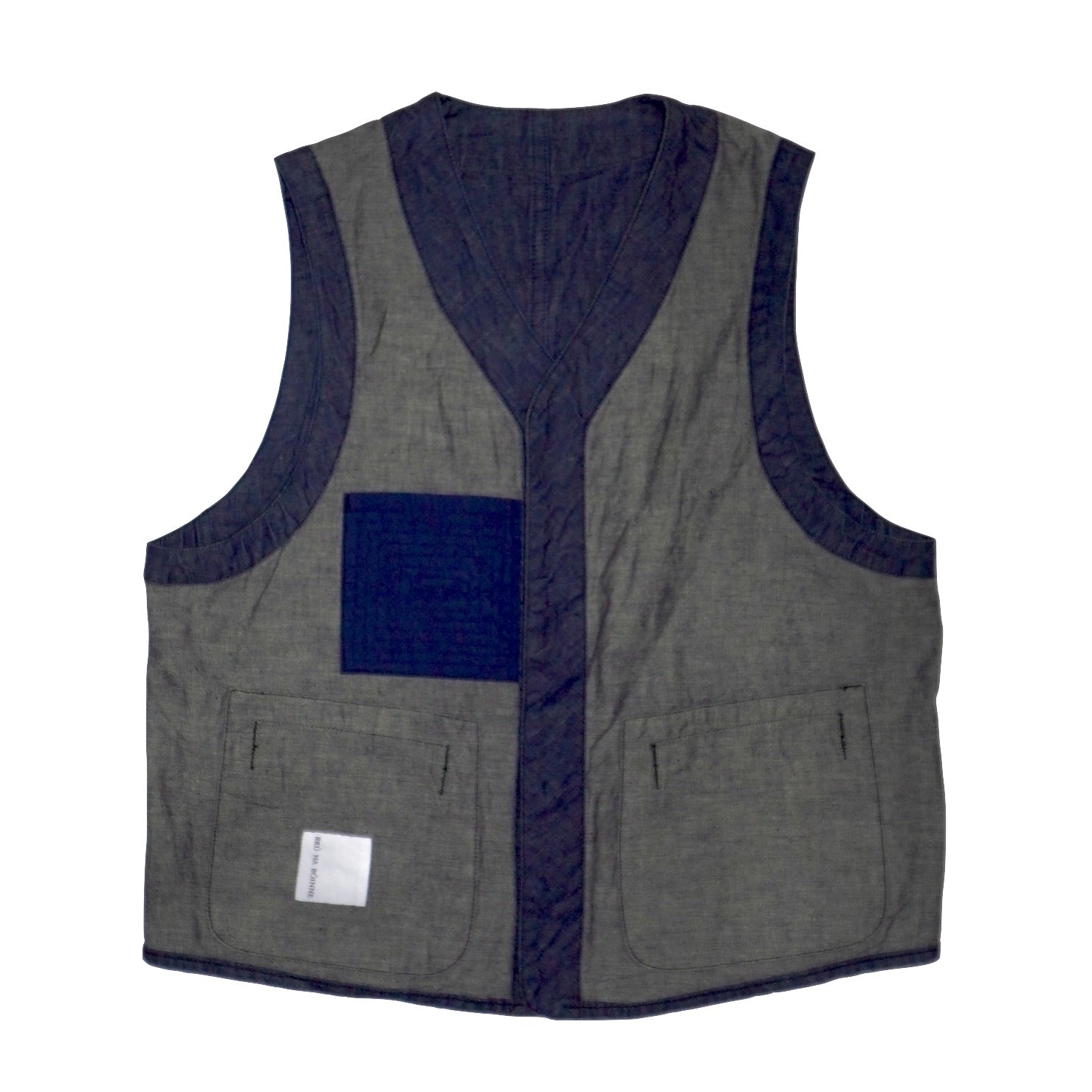 [BRU NA BOINNE] EM in NY VEST ブルーナボイン デニム ワークベスト - apartir Online Store アパルティール セレクトショップ
