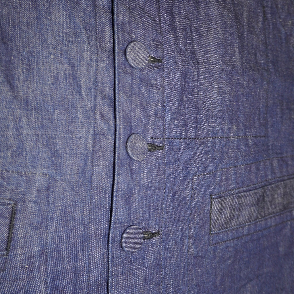 [BRU NA BOINNE] EM in NY VEST ブルーナボイン デニム ワークベスト - apartir Online Store アパルティール セレクトショップ