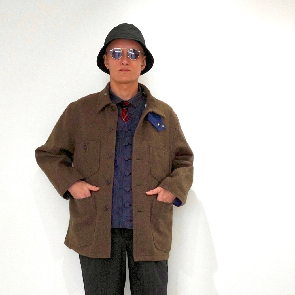 [BRU NA BOINNE] EM in NY VEST ブルーナボイン デニム ワークベスト - apartir Online Store アパルティール セレクトショップ