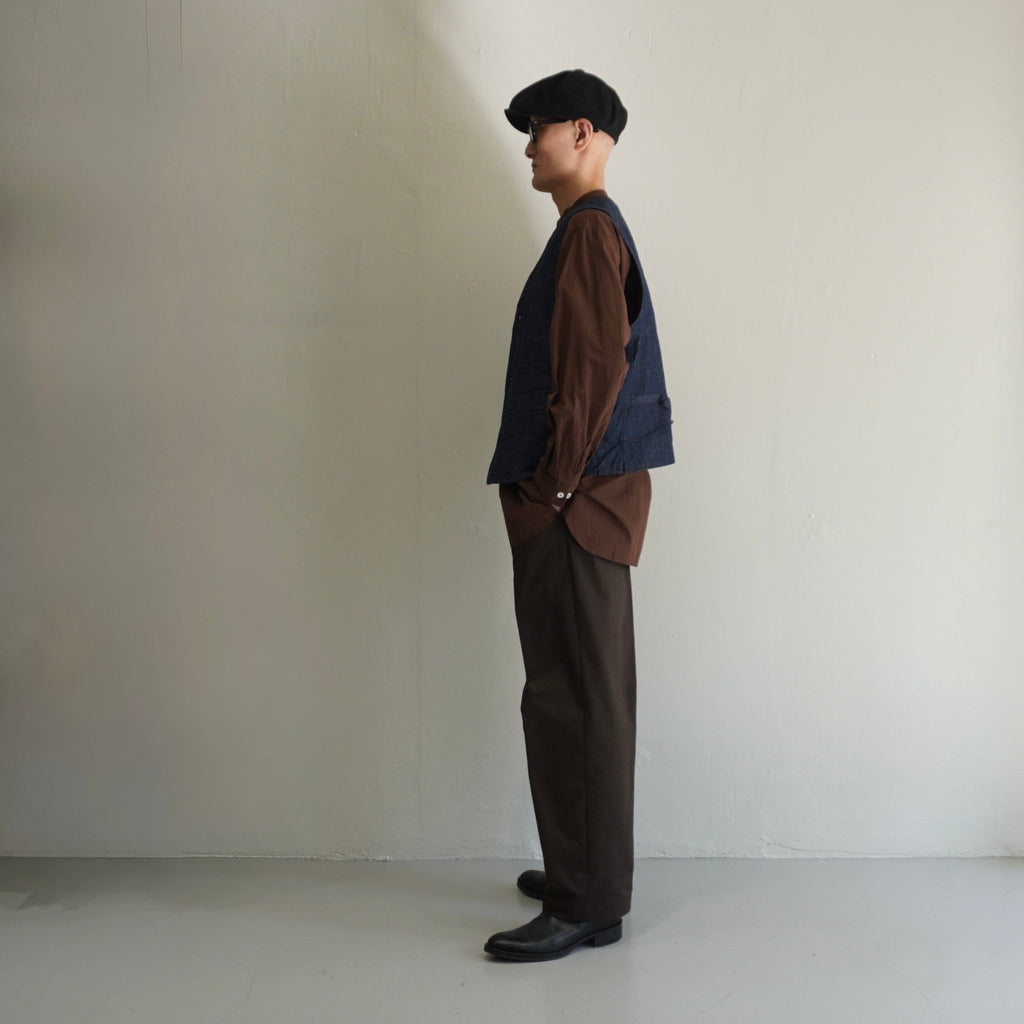 [BRU NA BOINNE] EM in NY VEST ブルーナボイン デニム ワークベスト - apartir Online Store アパルティール セレクトショップ