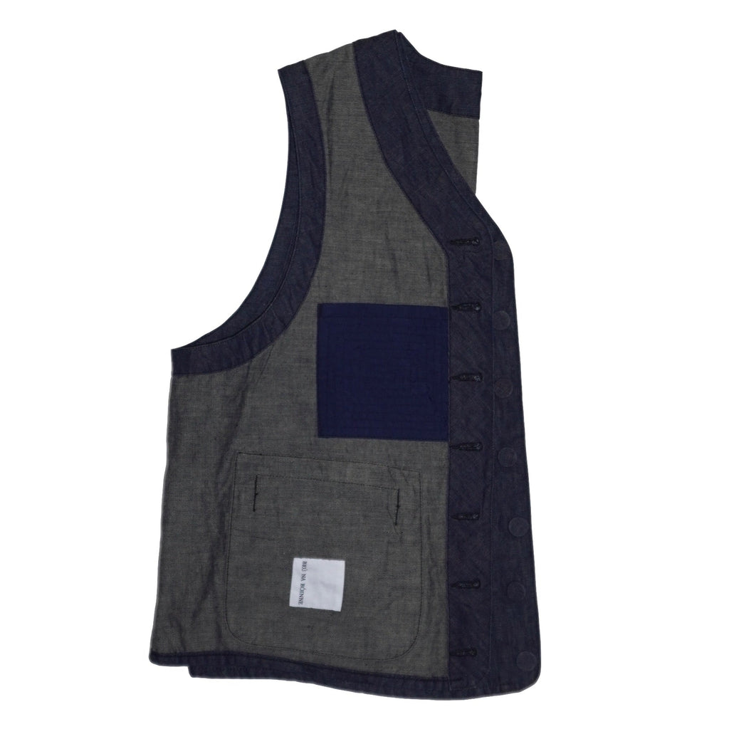 [BRU NA BOINNE] EM in NY VEST ブルーナボイン デニム ワークベスト - apartir Online Store アパルティール セレクトショップ