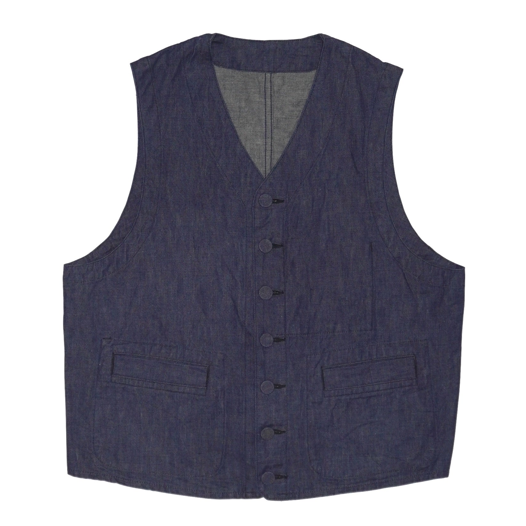 [BRU NA BOINNE] EM in NY VEST ブルーナボイン デニム ワークベスト - apartir Online Store アパルティール セレクトショップ