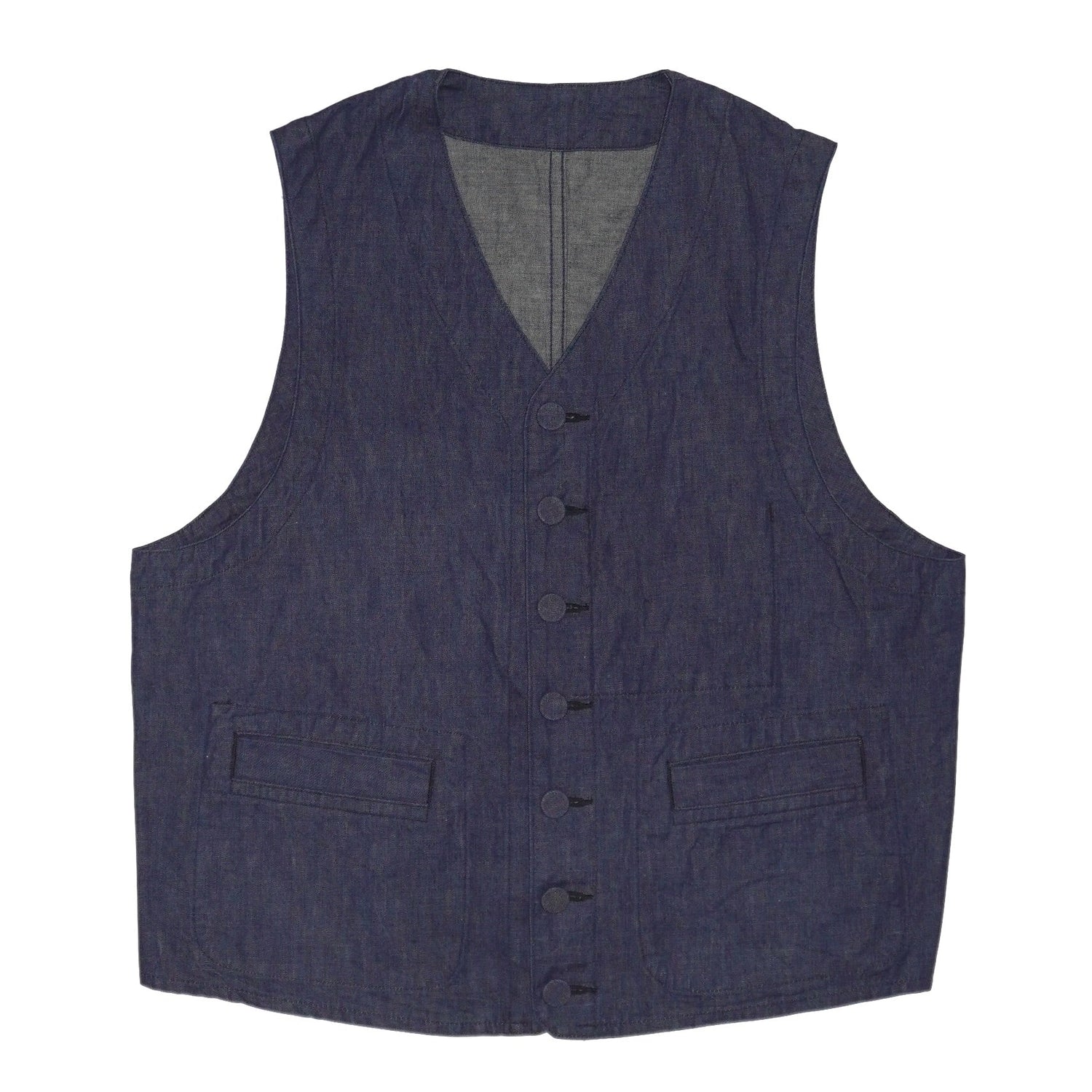 [BRU NA BOINNE] EM in NY VEST ブルーナボイン デニム ワークベスト - apartir Online Store アパルティール セレクトショップ