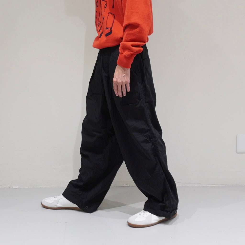 [BRU NA BOINNE] GYOMO - P BLACK ブルーナボイン ギョモウ ナイロン パンツ - apartir Online Store アパルティール セレクトショップ