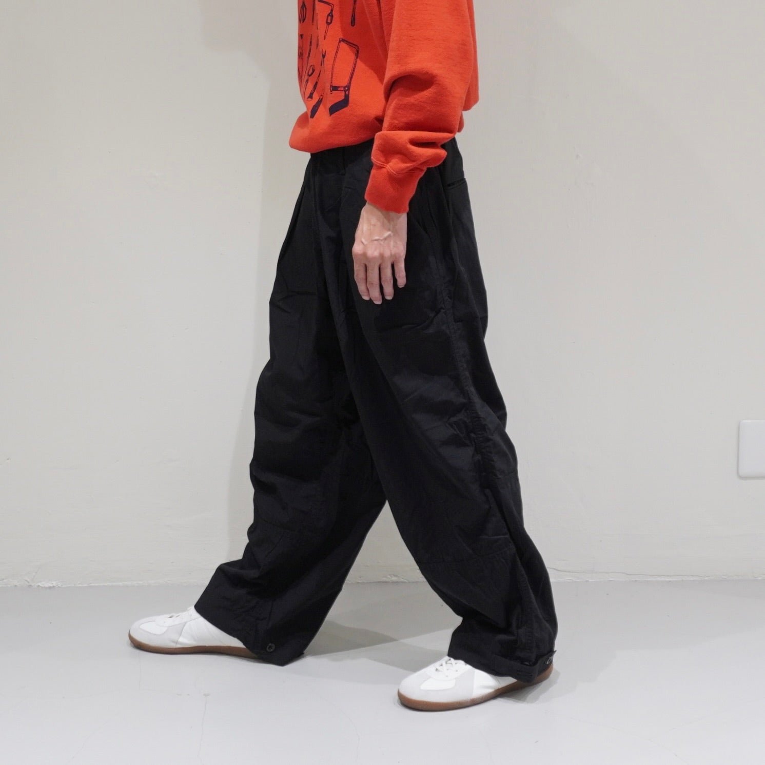 [BRU NA BOINNE] GYOMO - P BLACK ブルーナボイン ギョモウ ナイロン パンツ - apartir Online Store アパルティール セレクトショップ