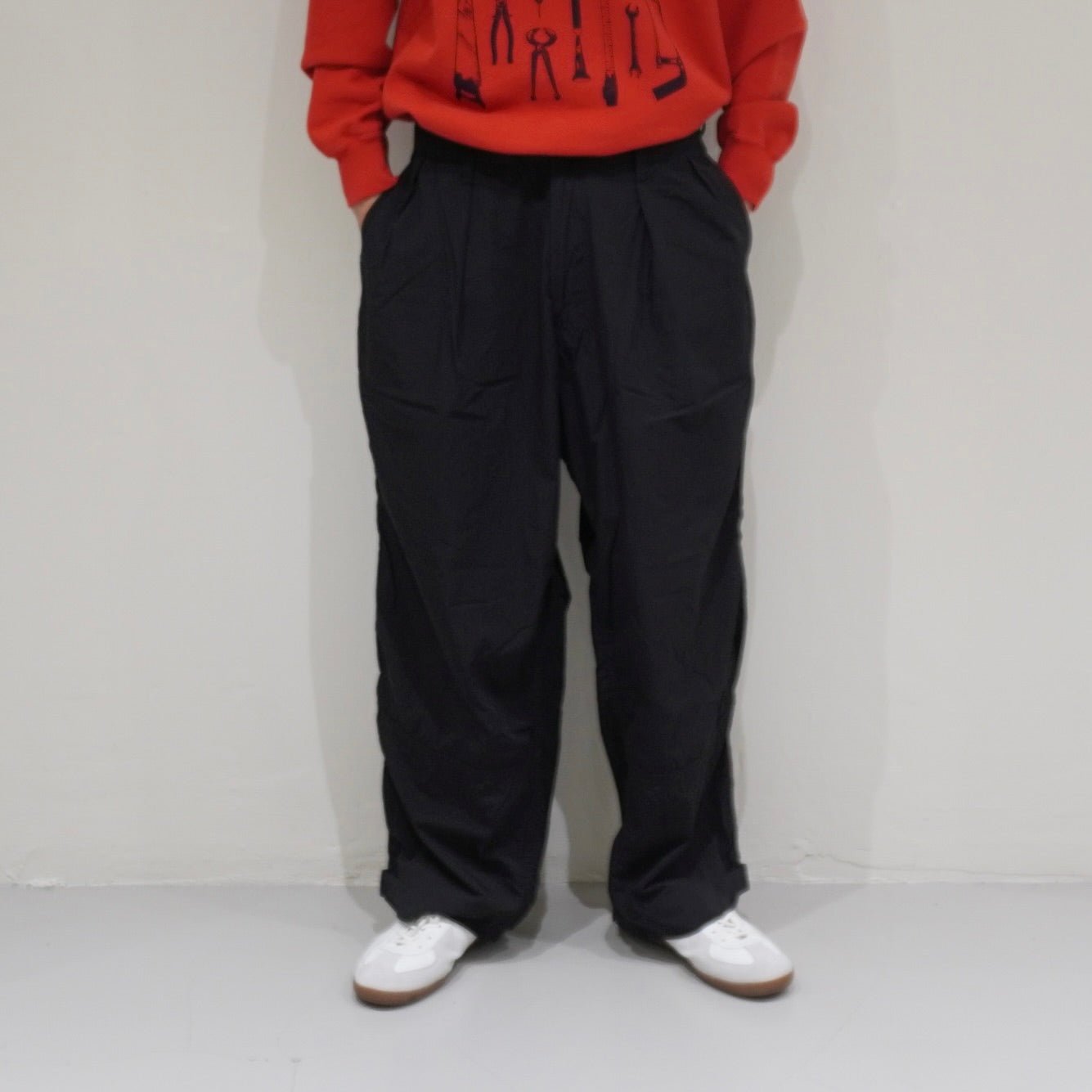 [BRU NA BOINNE] GYOMO - P BLACK ブルーナボイン ギョモウ ナイロン パンツ - apartir Online Store アパルティール セレクトショップ