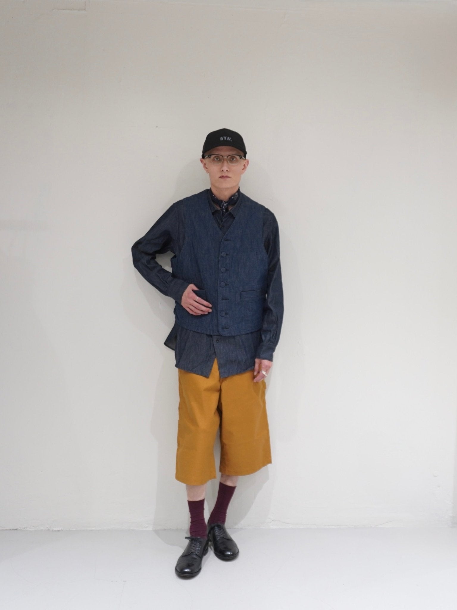 [BRU NA BOINNE] Scrunched SP Denim Shirt Type2 - apartir Online Store アパルティール セレクトショップ