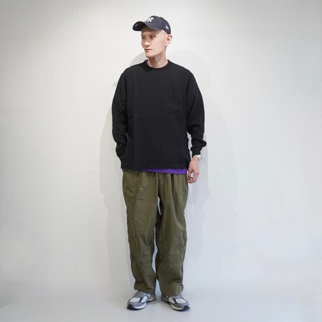 [BRU NA BOINNE] LINEN LONG SLEEVE Tee ブルーナボイン リネンロンT - apartir Online Store アパルティール セレクトショップ