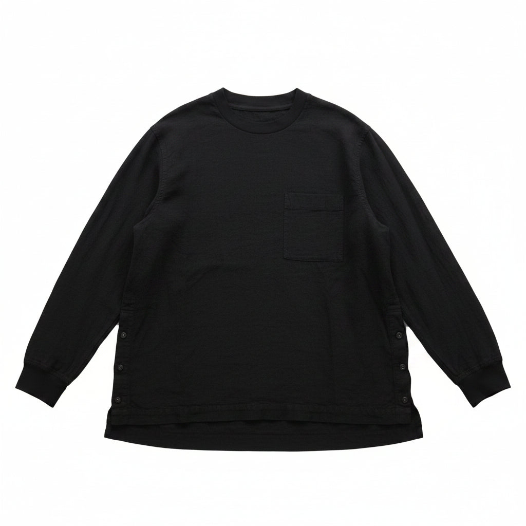 [BRU NA BOINNE] LINEN LONG SLEEVE Tee ブルーナボイン リネンロンT - apartir Online Store アパルティール セレクトショップ