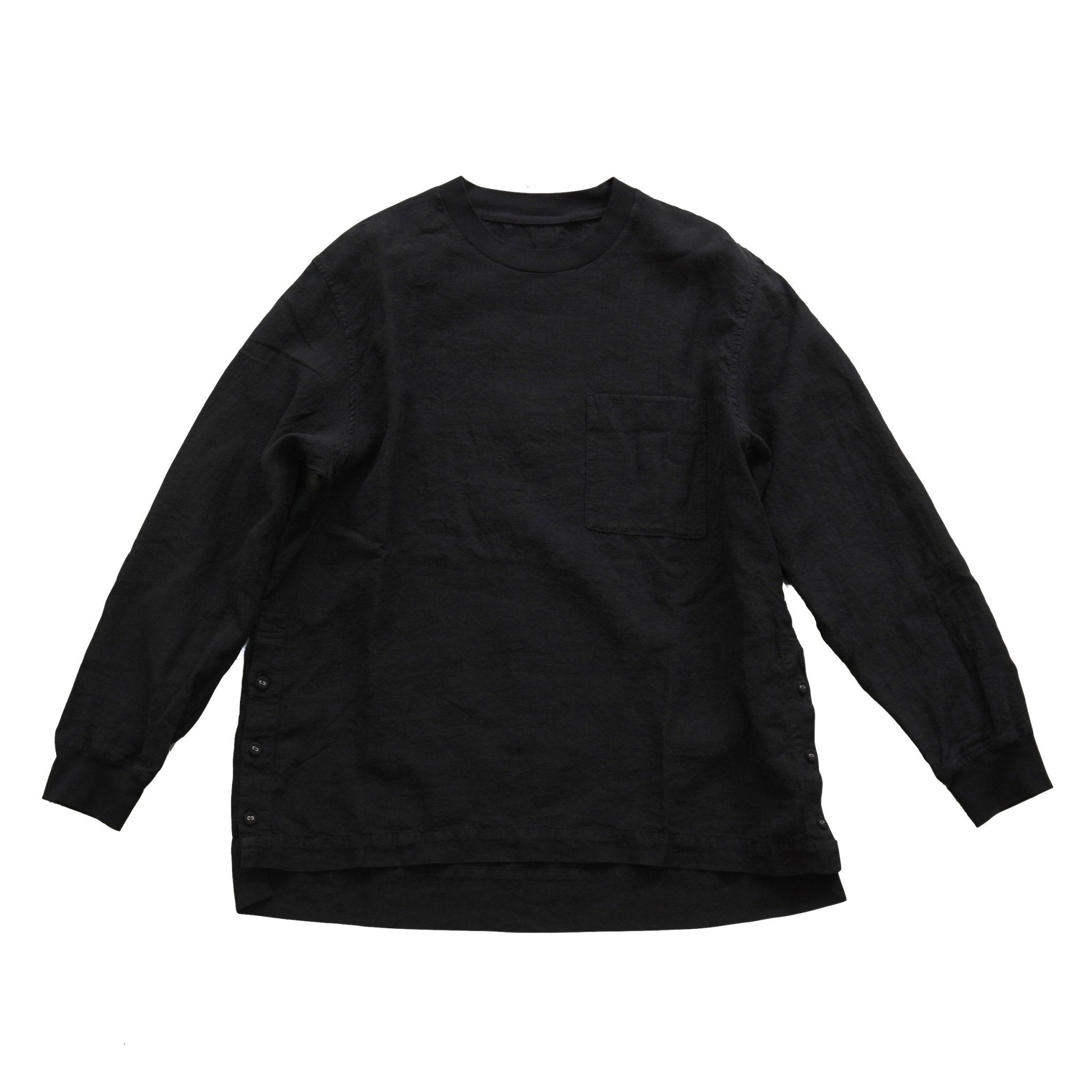 [BRU NA BOINNE] LINEN LONG SLEEVE Tee ブルーナボイン リネンロンT - apartir Online Store アパルティール セレクトショップ