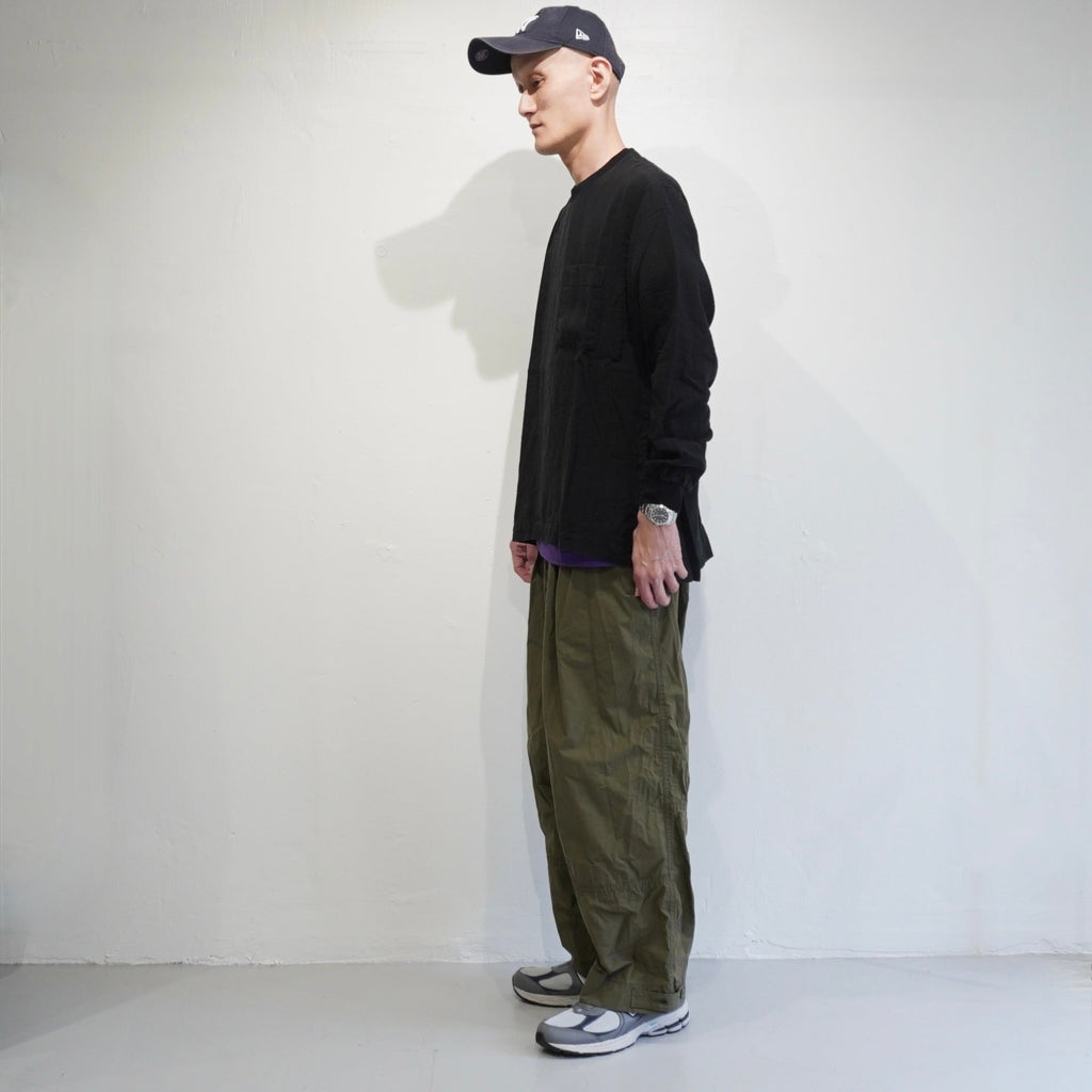 [BRU NA BOINNE] LINEN LONG SLEEVE Tee ブルーナボイン リネンロンT - apartir Online Store アパルティール セレクトショップ