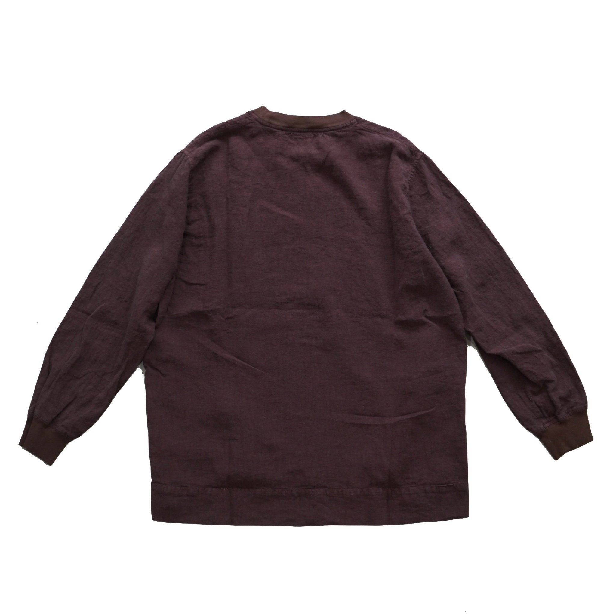 [BRU NA BOINNE] LINEN LONG SLEEVE Tee ブルーナボイン リネンロンT - apartir Online Store アパルティール セレクトショップ
