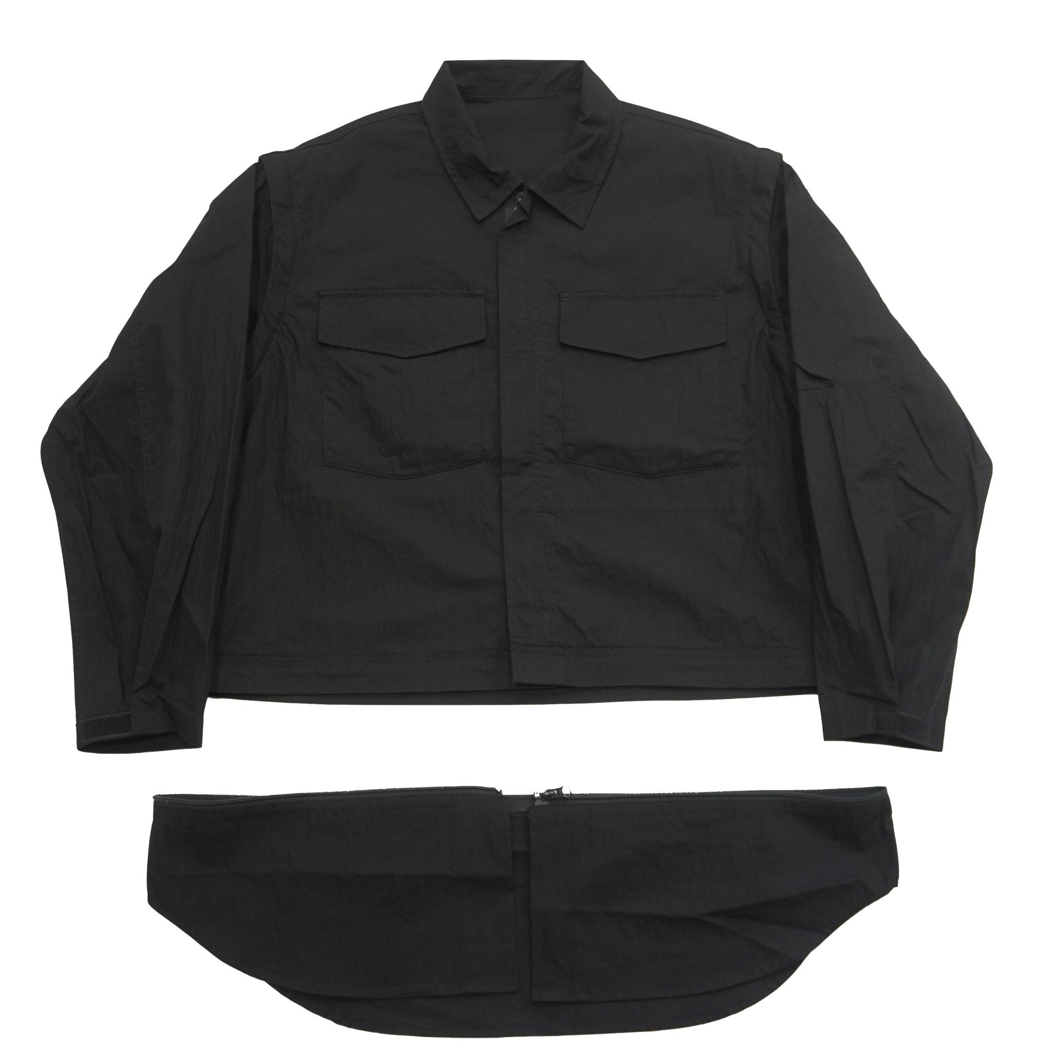 BRUNABOINNE] PARADOX ZIP SHIRT ブルーナボイン パラドックス ジップ