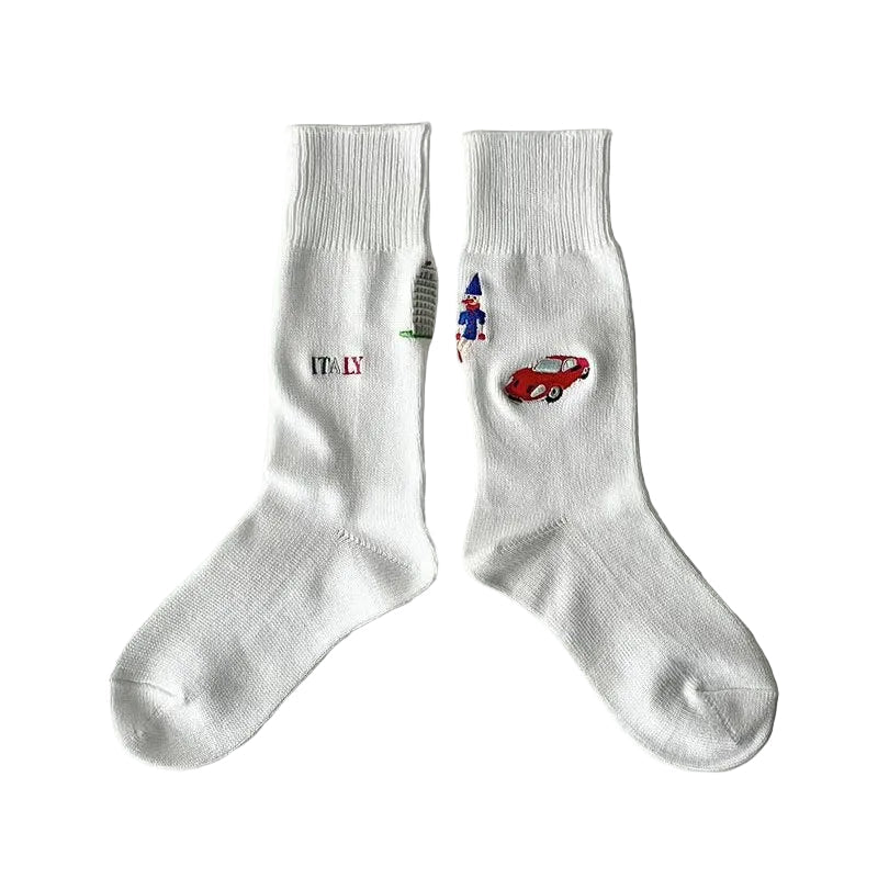 [BRUNABOINNE] Souvenir Socks ITARY - apartir Online Store アパルティール セレクトショップ