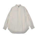 [LENO] BUTTON DOWN SHIRT ECRU リノ シルク/リネン ボタンダウンシャツ エクリュ - apartir Online Store アパルティール セレクトショップ