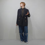 [LENO] DOUBLE NAVY BLAZER リノ ダブル ネイビー ブレザー - apartir Online Store アパルティール セレクトショップ