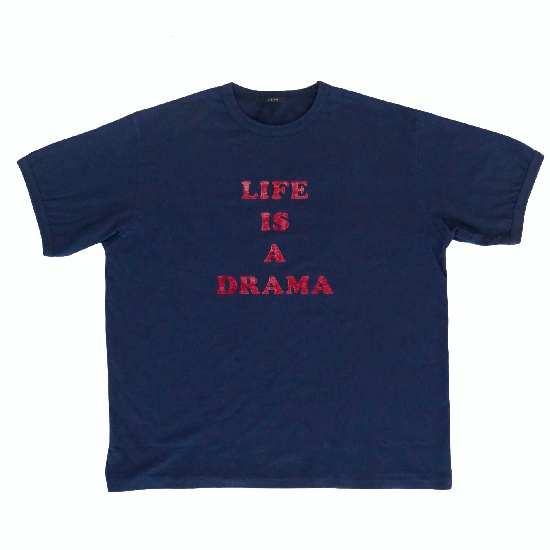 [LENO] RINGER T - SHIRT LIFE IS A DRAMA - apartir Online Store アパルティール セレクトショップ