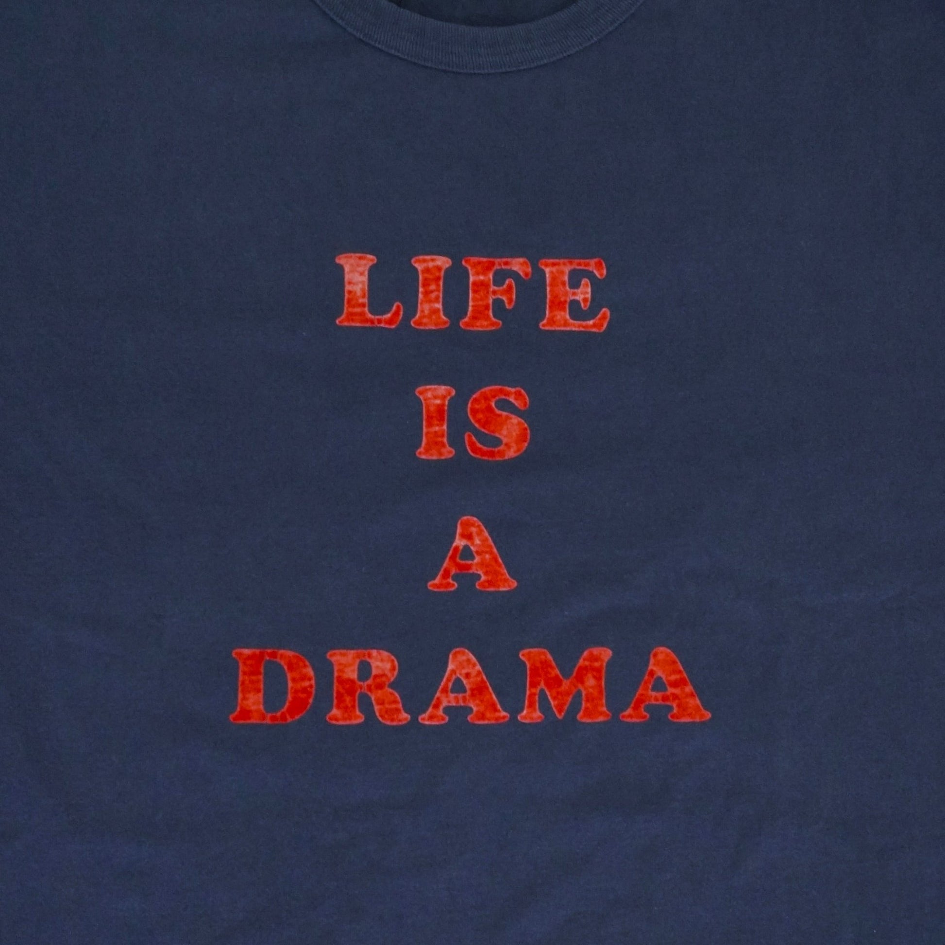 [LENO] RINGER T-SHIRT LIFE IS A DRAMA Tシャツ - #shop_name #アパルティール# #名古屋# #セレクトショップ#