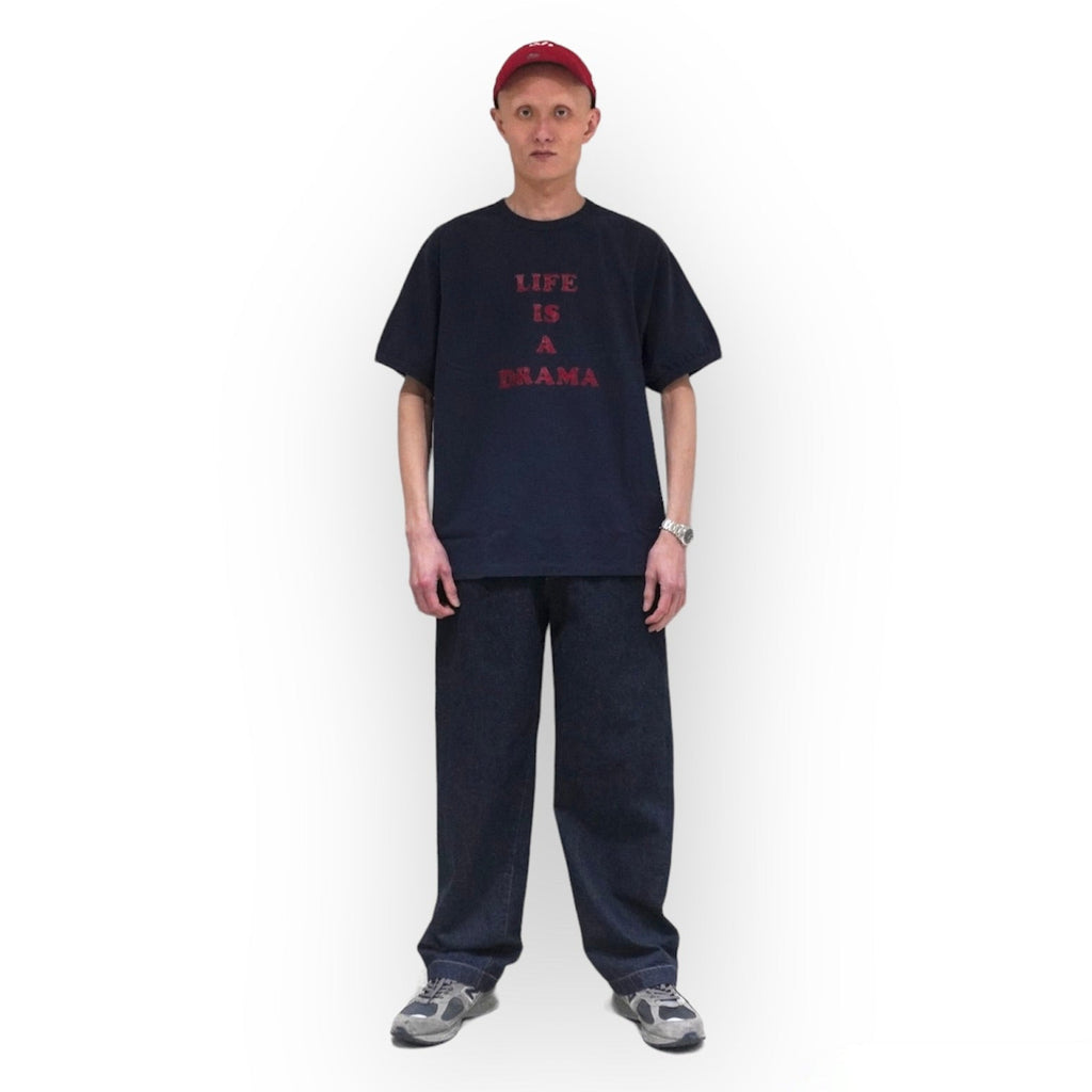 [LENO] RINGER T - SHIRT LIFE IS A DRAMA - apartir Online Store アパルティール セレクトショップ