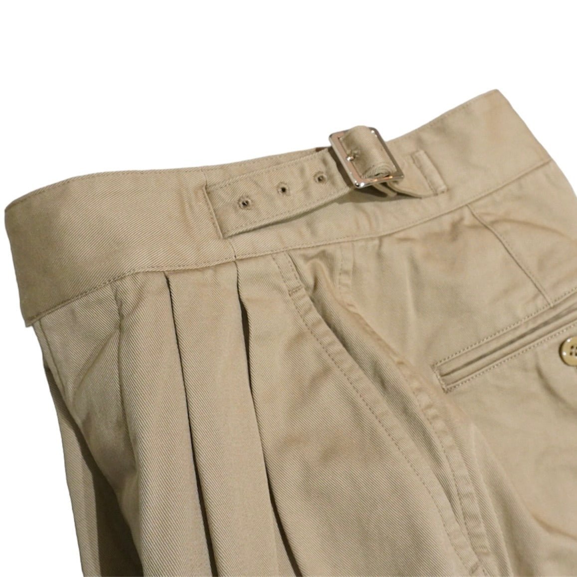 [LENO] SIDE BELTED GURKHA TROUSERS MENS リノ グルカトラウザーズ メンズ パンツ - #shop_name #アパルティール# #名古屋# #セレクトショップ#