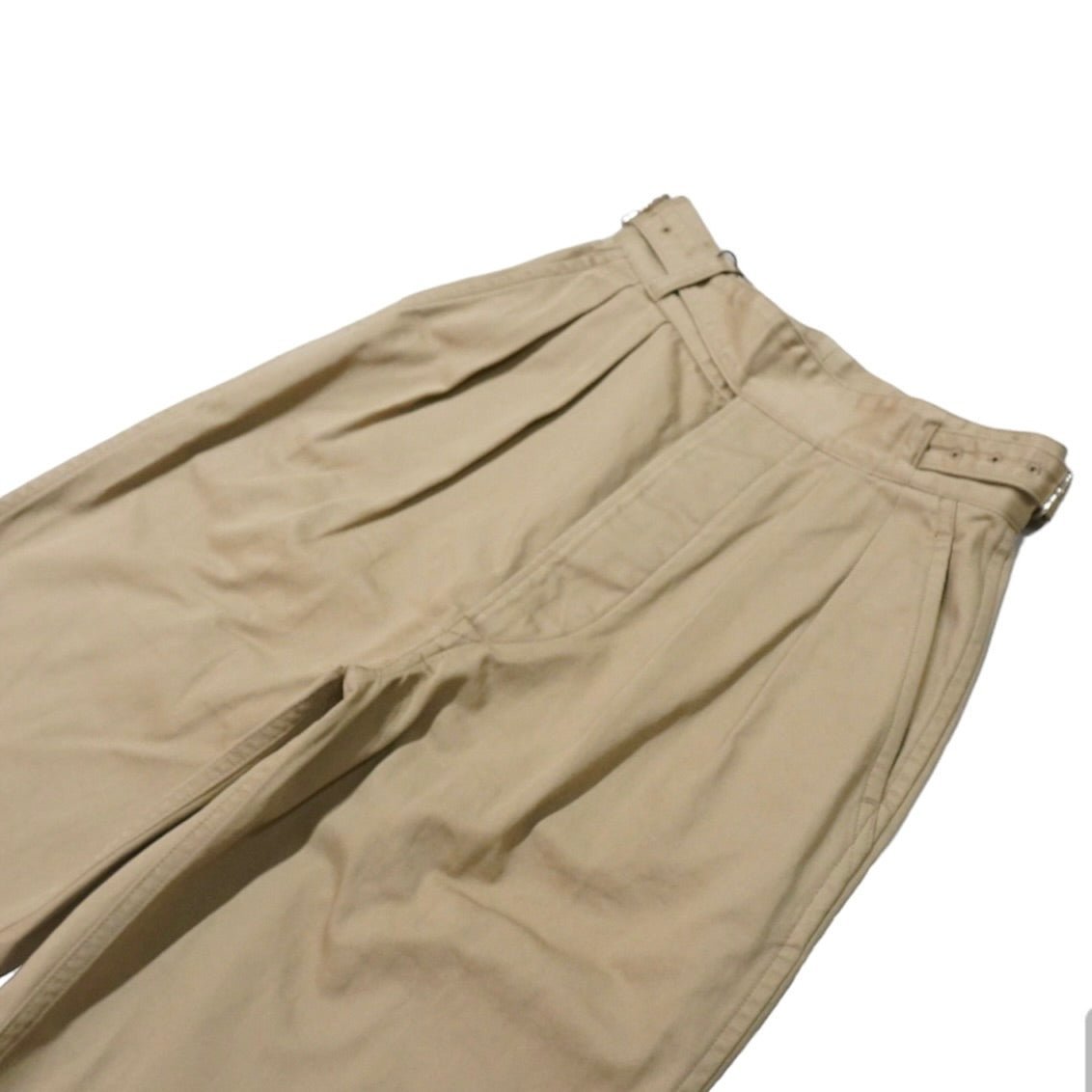 [LENO] SIDE BELTED GURKHA TROUSERS MENS リノ グルカトラウザーズ メンズ パンツ - #shop_name #アパルティール# #名古屋# #セレクトショップ#