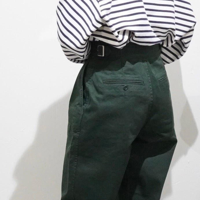 [LENO] SIDE BELTED GURKHA TROUSERS WOMENS リノ グルカトラウザーズ ウィメンズ - apartir Online Store アパルティール セレクトショップ