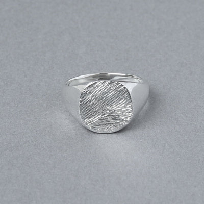 [NINENINE] Sterling Silver Signet Ring | 22-R-025