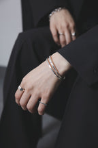 [NINENINE] シルバー925 バングル｜いぶし加工なし｜24 - B - 013 - apartir Online Store アパルティール セレクトショップ