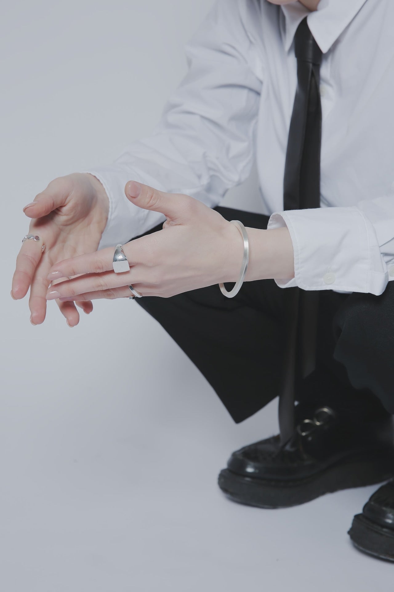 [NINENINE] シルバー925 バングル ｜幅3mm｜21 - B - 002 - apartir Online Store アパルティール セレクトショップ