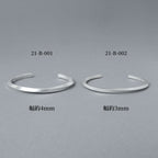 [NINENINE] シルバー925 バングル ｜幅3mm｜21 - B - 002 - apartir Online Store アパルティール セレクトショップ