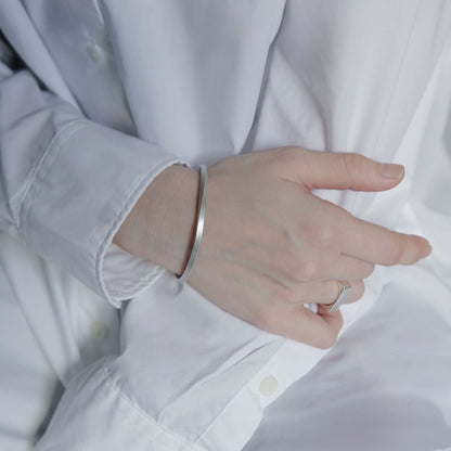 [NINENINE] シルバー925 バングル ｜幅3mm｜21 - B - 002 - apartir Online Store アパルティール セレクトショップ