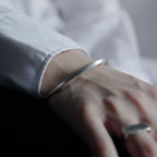 [NINENINE] シルバー925 バングル ｜幅3mm｜21 - B - 002 - apartir Online Store アパルティール セレクトショップ