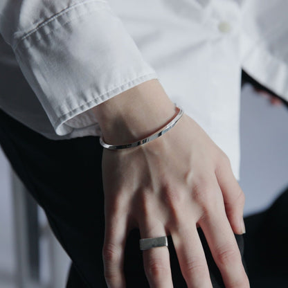 [NINENINE] シルバー925 バングル｜幅3mm｜21 - B - 005 - apartir Online Store アパルティール セレクトショップ