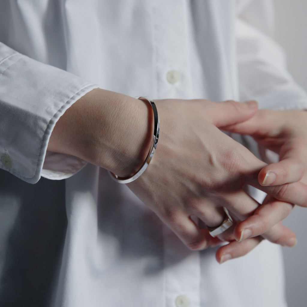 [NINENINE] シルバー925 バングル｜幅3mm｜21 - B - 005 - apartir Online Store アパルティール セレクトショップ