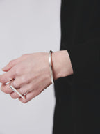 [NINENINE] シルバー925 バングル ｜幅4mm｜21 - B - 001 - apartir Online Store アパルティール セレクトショップ