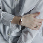 [NINENINE] シルバー925 バングル ｜幅4mm｜21 - B - 004 - apartir Online Store アパルティール セレクトショップ