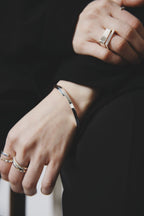 [NINENINE] シルバー925 バングル ｜幅4mm｜21 - B - 004 - apartir Online Store アパルティール セレクトショップ