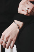 [NINENINE] シルバー925 バングル ｜幅4mm｜21 - B - 004 - apartir Online Store アパルティール セレクトショップ