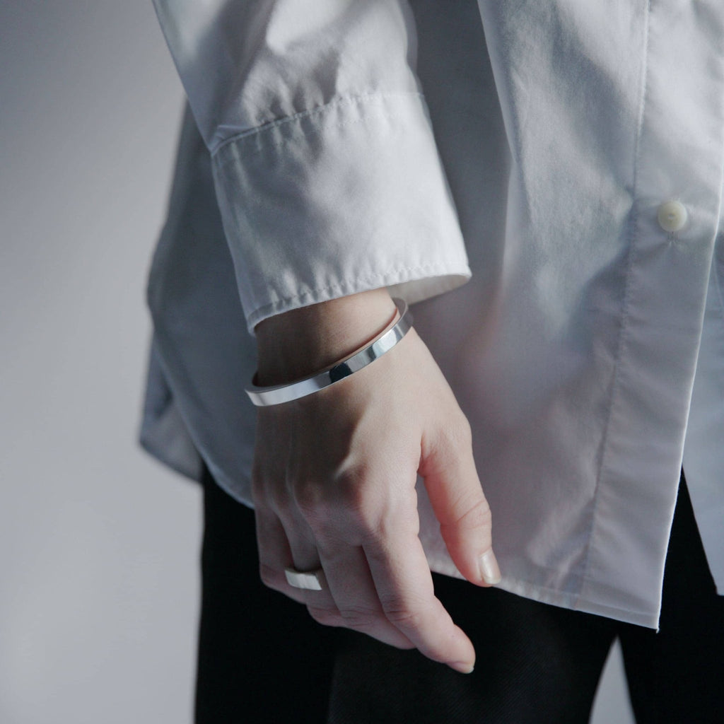 [NINENINE] シルバー925 バングル｜幅6mm｜22 - B - 007 - apartir Online Store アパルティール セレクトショップ