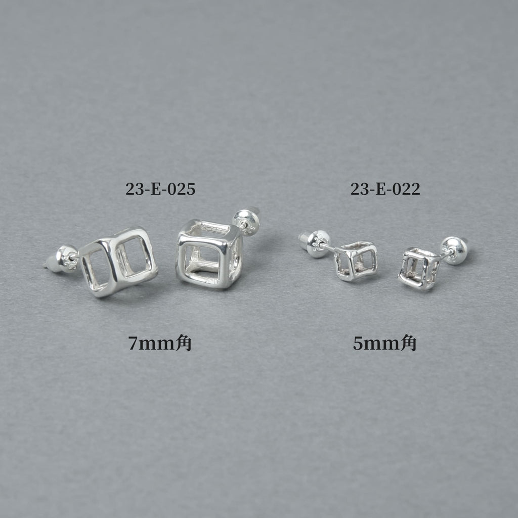 [NINENINE] シルバー925 ピアス | 7mm角 | 23 - E - 025 - apartir Online Store アパルティール セレクトショップ