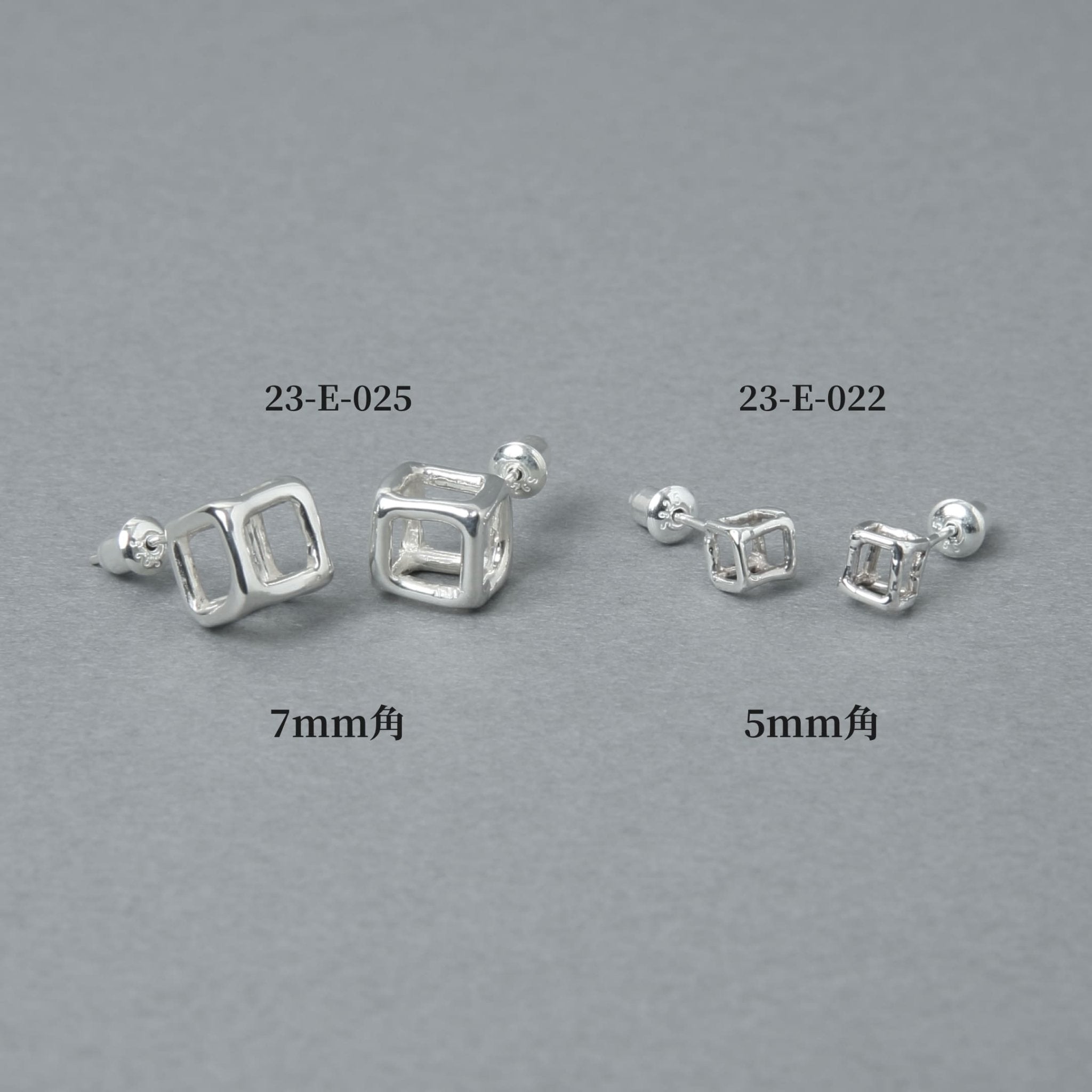 [NINENINE] シルバー925 ピアス | 7mm角 | 23 - E - 025 - apartir Online Store アパルティール セレクトショップ