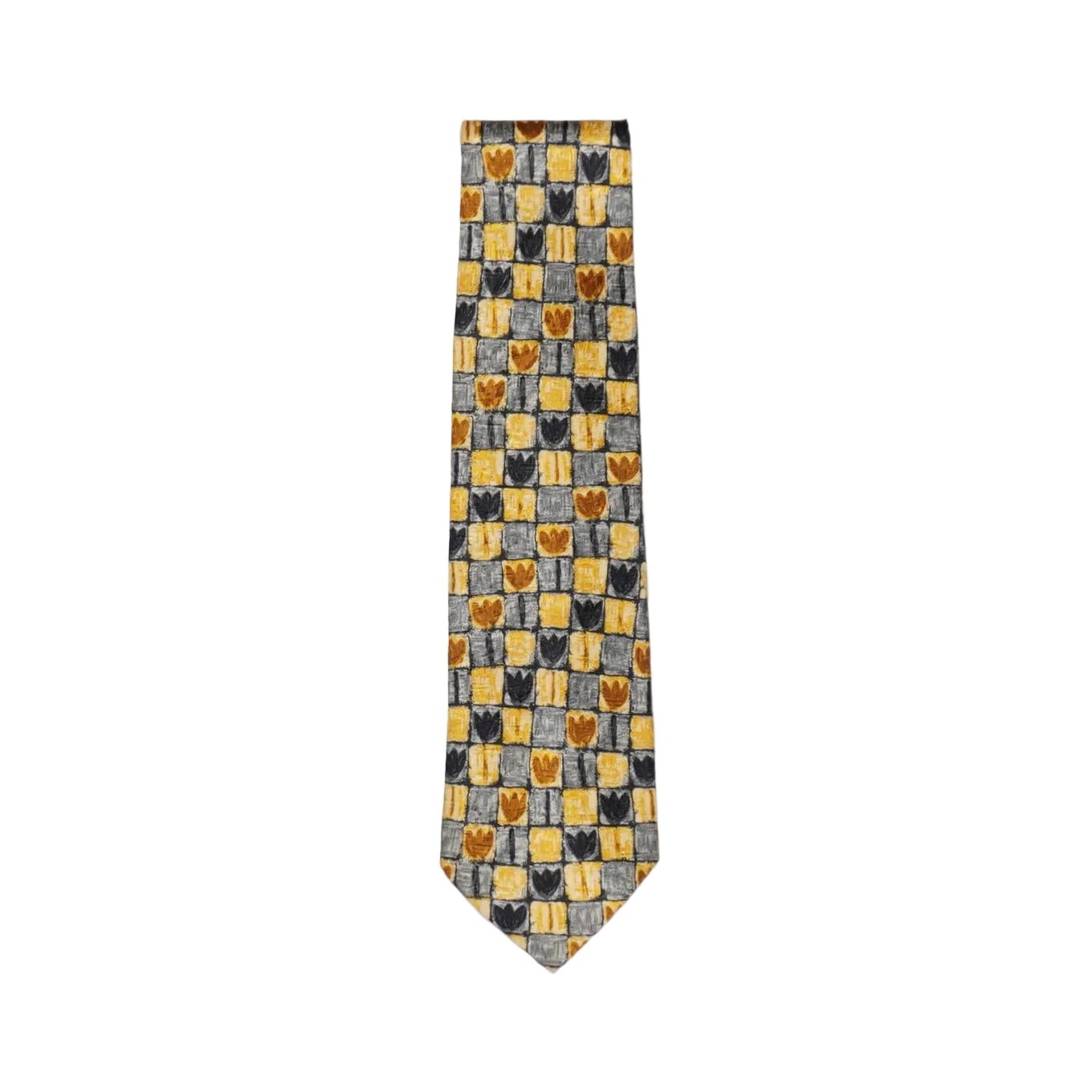 [OLD] Ermenegildo Zegna Block Check Flower Tie - apartir Online Store アパルティール セレクトショップ