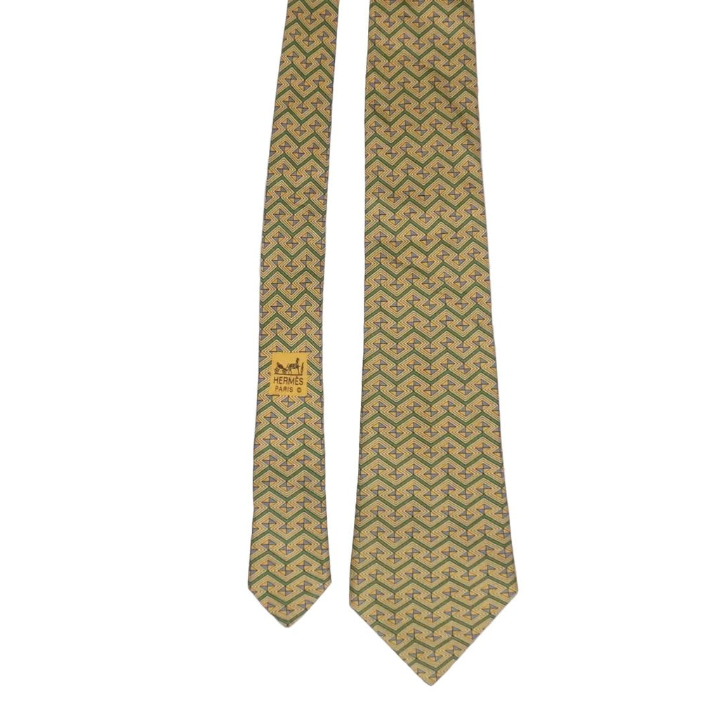 [OLD] Hermes Geometric Pattern Tie - apartir Online Store アパルティール セレクトショップ