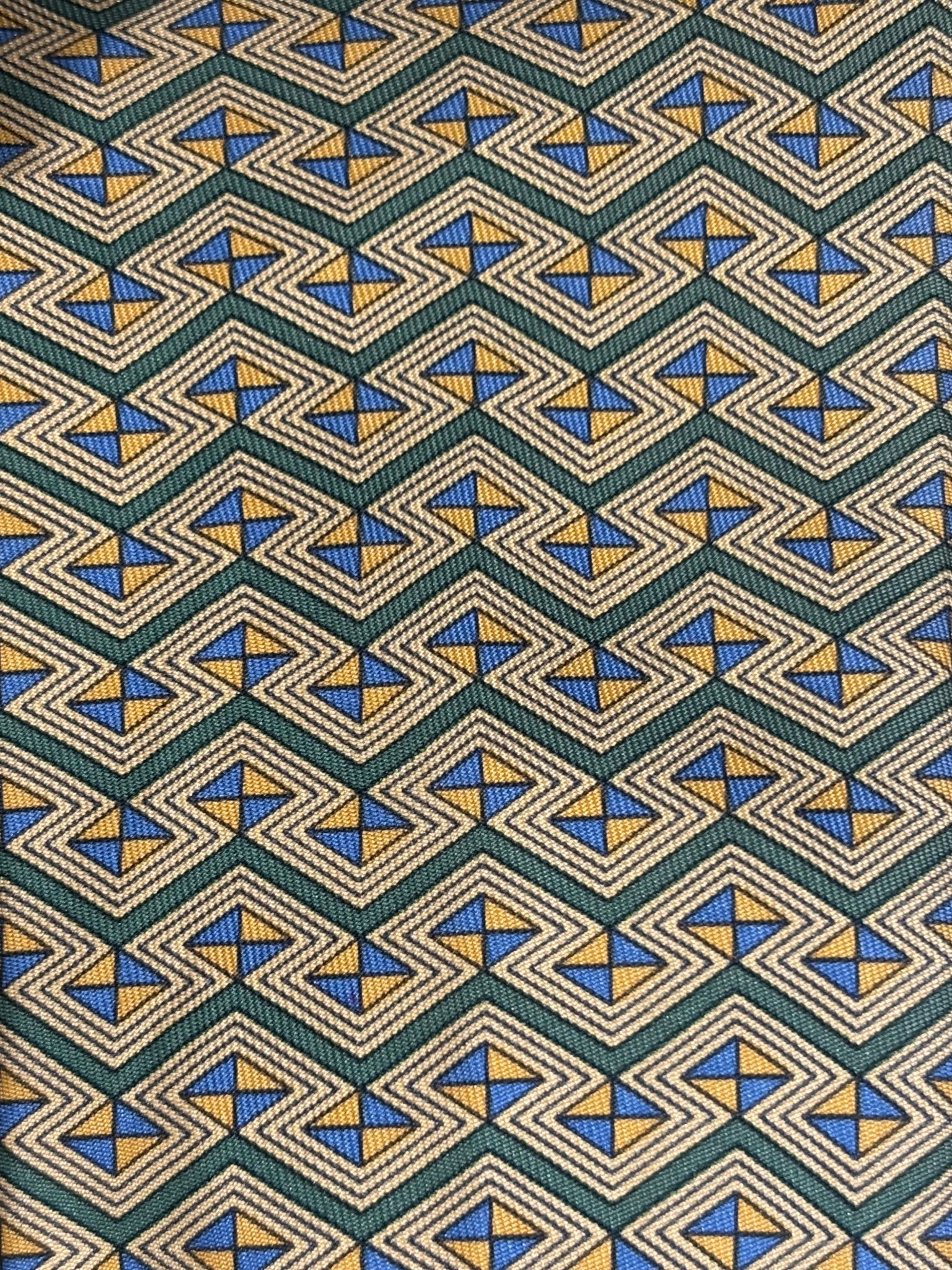 [OLD] Hermes Geometric Pattern Tie - apartir Online Store アパルティール セレクトショップ