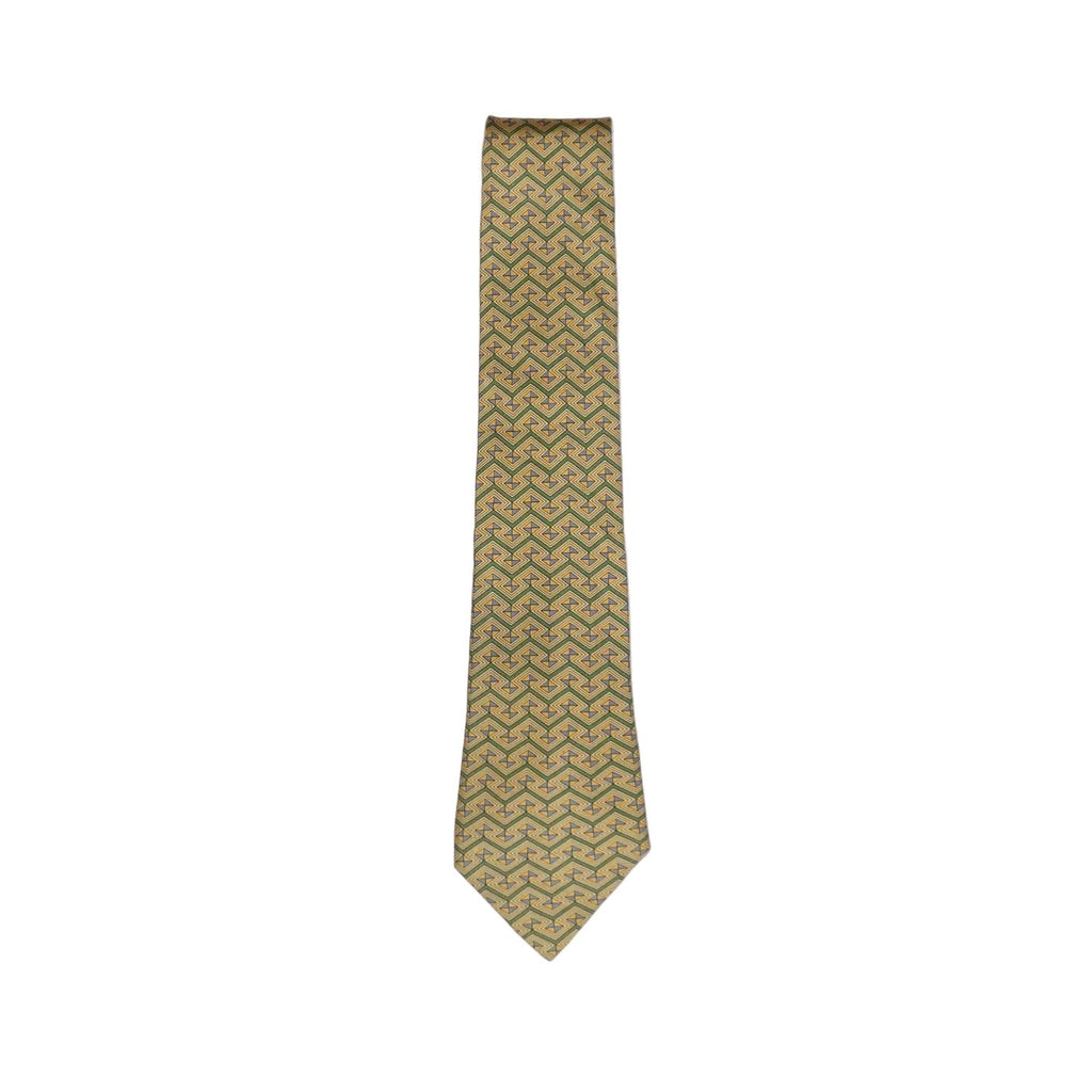[OLD] Hermes Geometric Pattern Tie - apartir Online Store アパルティール セレクトショップ