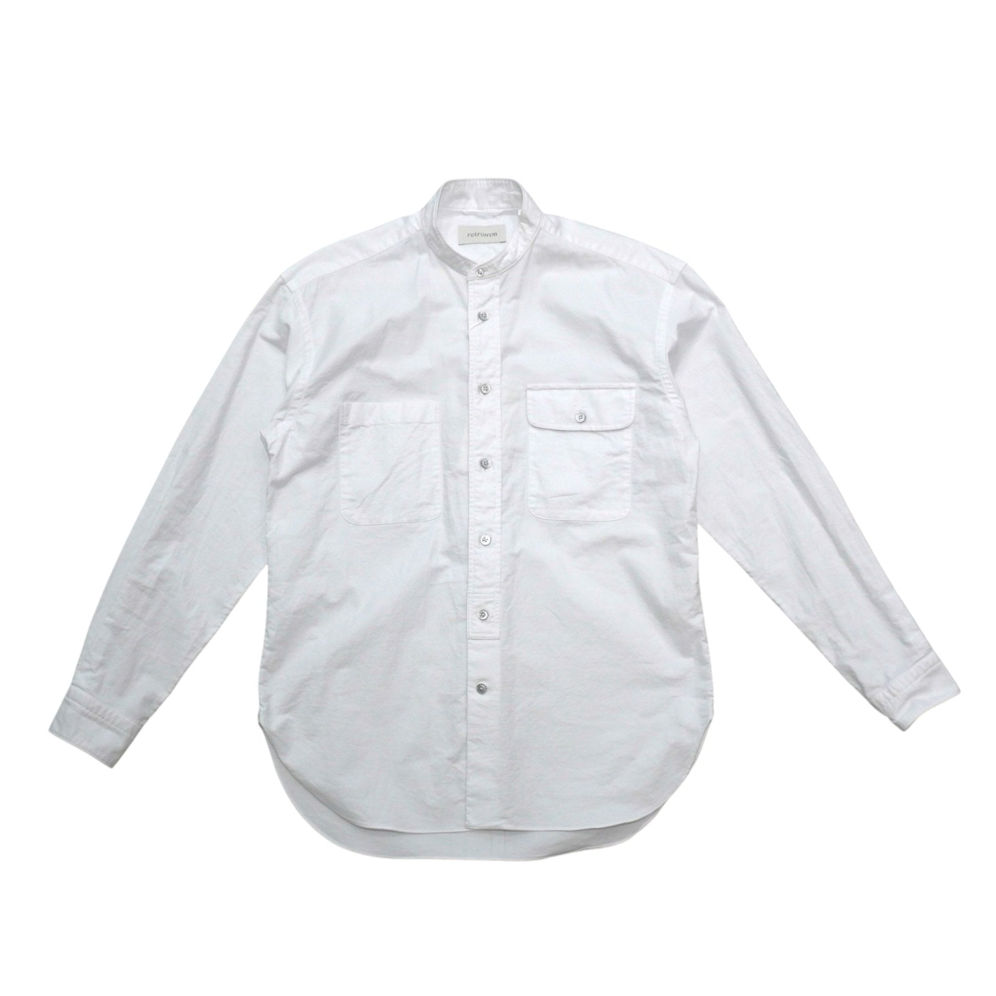 [retroNYm] CL PLACKET SHIRT レトロニム クラシック 前立て シャツ - apartir Online Store アパルティール セレクトショップ