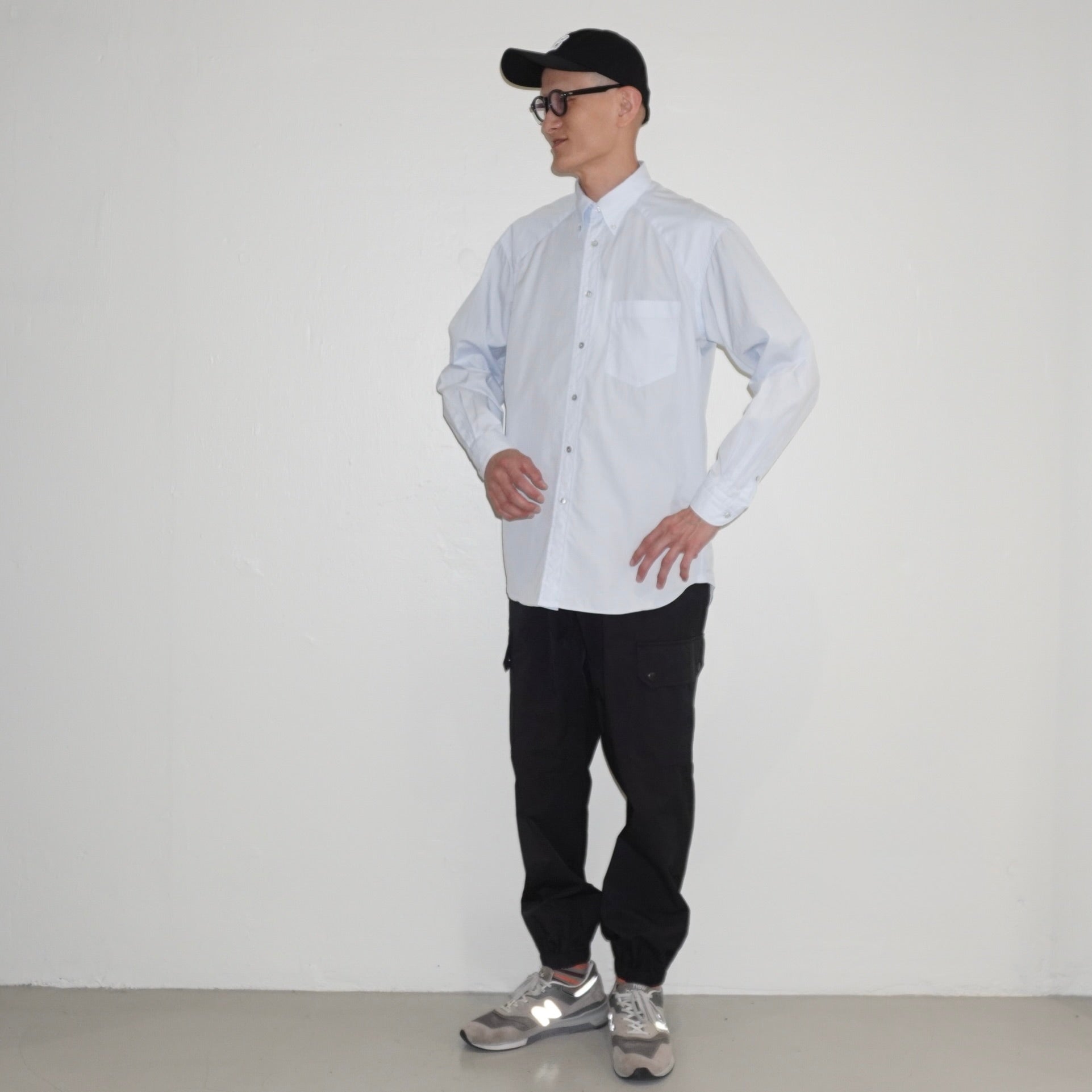 [retroNYm×apartir] SIGNATURE BD レトロニム シグネチャー 120×2 ブロード ボタンダウンシャツ - apartir Online Store アパルティール セレクトショップ