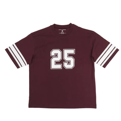 [SCYE BASICS] 30/2 Cotton Jersey Number 25 Print T-Shirt