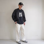 [SCYE BASICS] 30/2 Cotton Jersey Number 25 Print T-Shirt - apartir Online Store アパルティール セレクトショップ