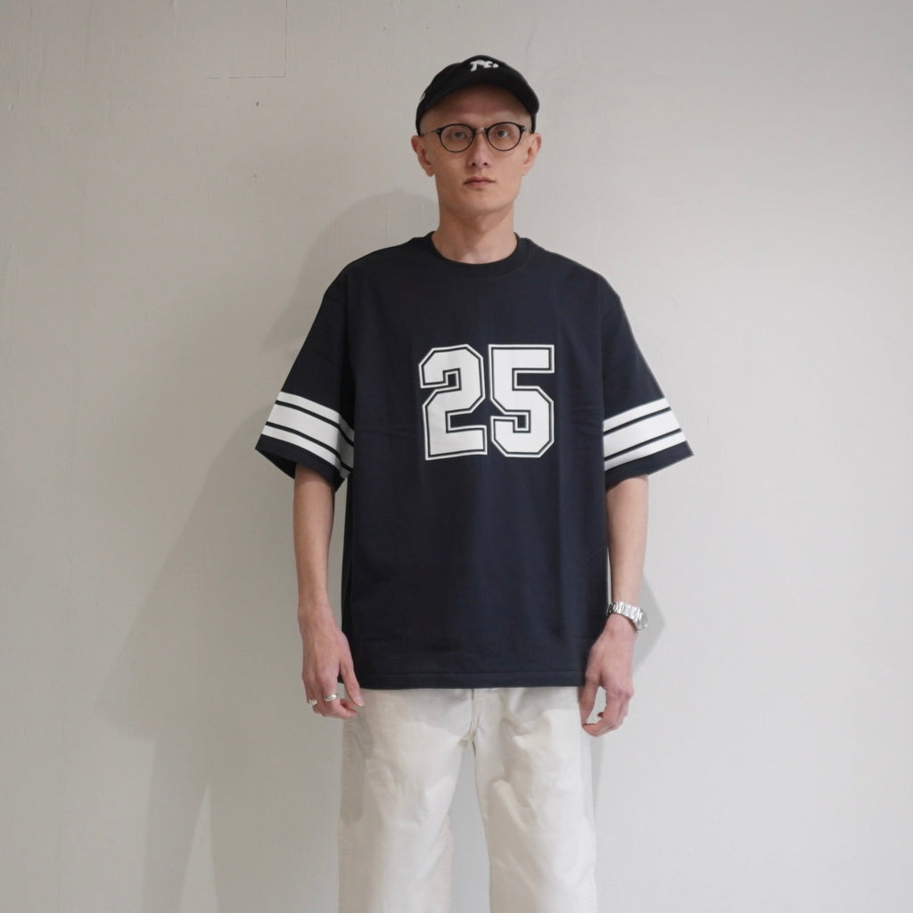 [SCYE BASICS] 30/2 Cotton Jersey Number 25 Print T-Shirt - apartir Online Store アパルティール セレクトショップ